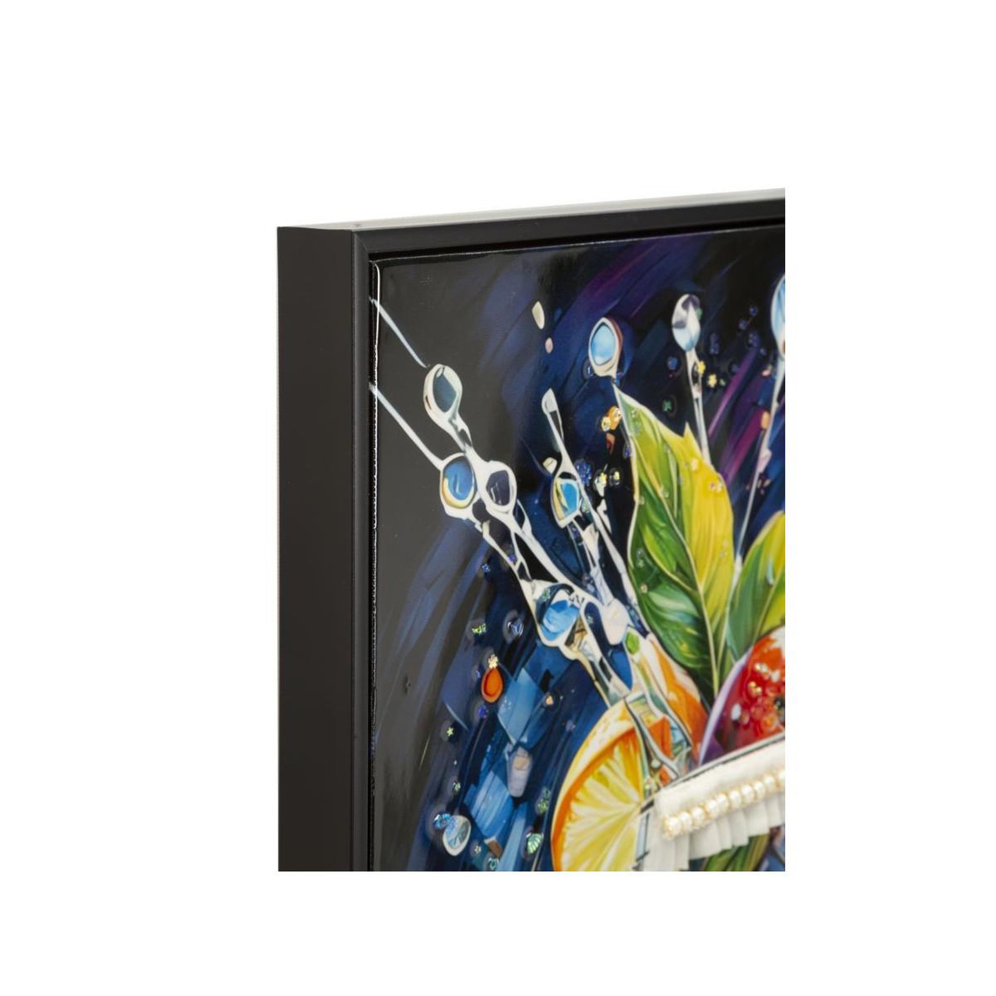 Voir la diapositive 2 : Paris Prix Tableau imprimé  cocktail ii  62x92cm multicolore