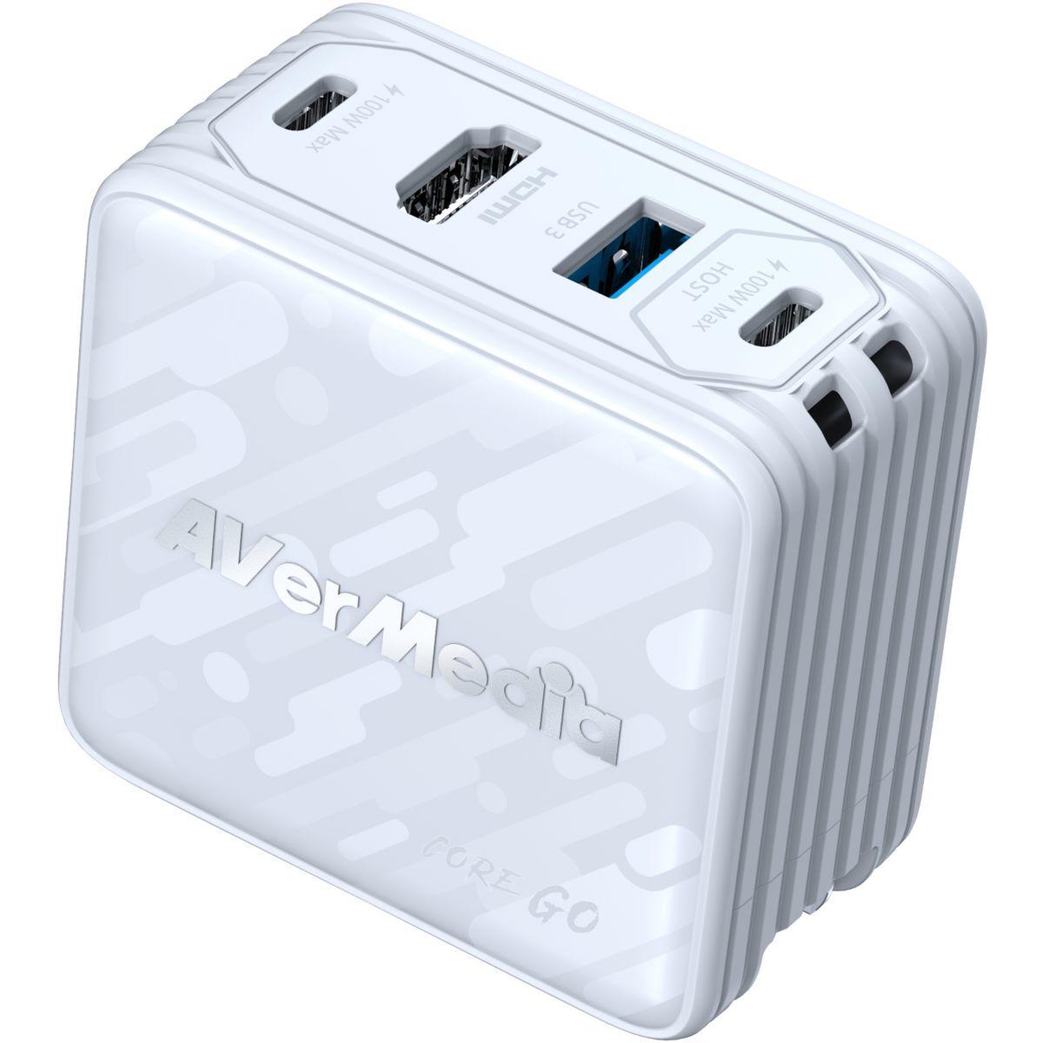 Avermedia Chargeur console de jeux core go blanc