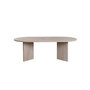 Voir la diapositive 4 : TOILINUX Table basse effet travertin SABLE - Beige