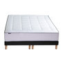 Voir la diapositive 3 : IDLITERIE Ensemble matelas Ressort 7 zones + sommier + oreiller + couette - FABRICATION FRANCAISE