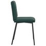 Voir la diapositive 5 : VIDAXL Chaises a manger lot de 6 vert fonce velours