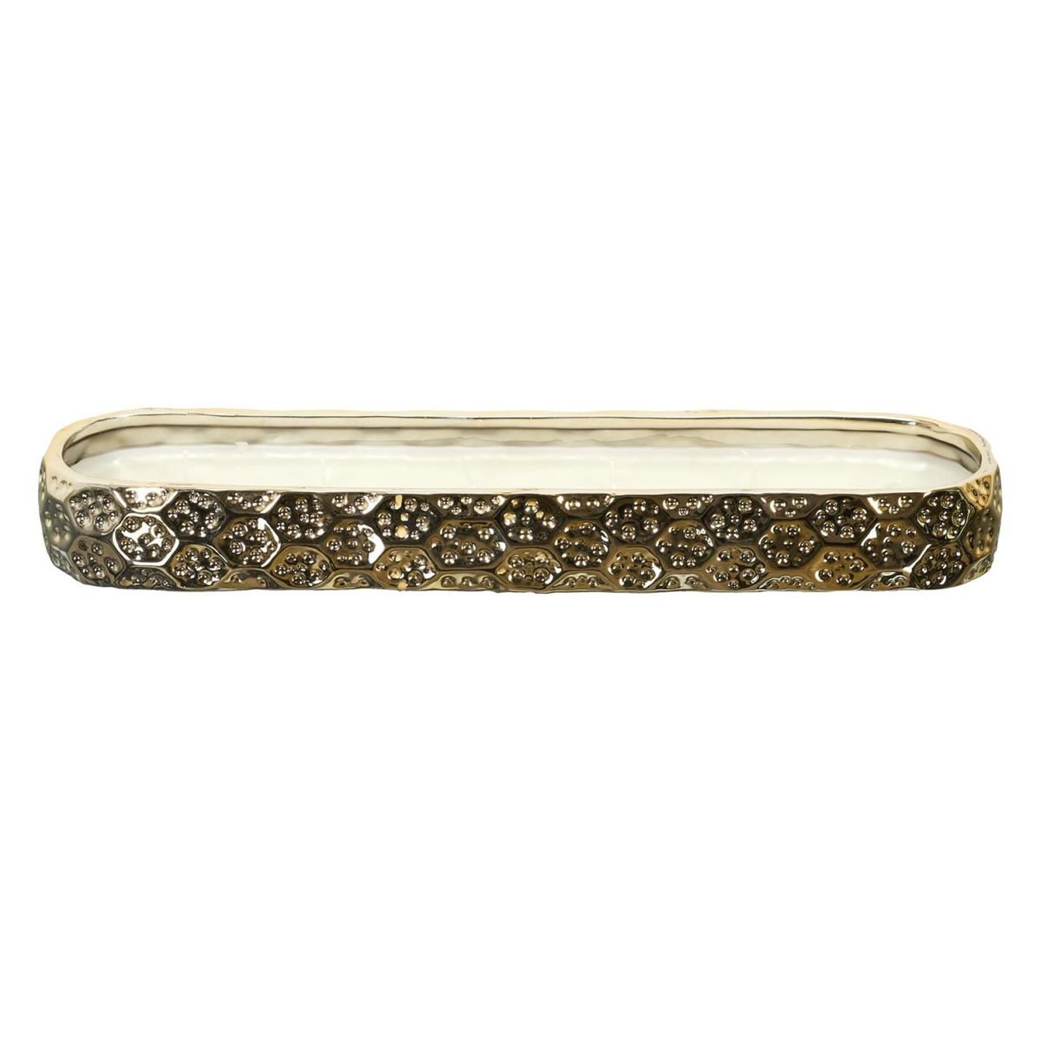 The Home Deco Factory Bougie parfumée en céramique  6 mèches  39cm or