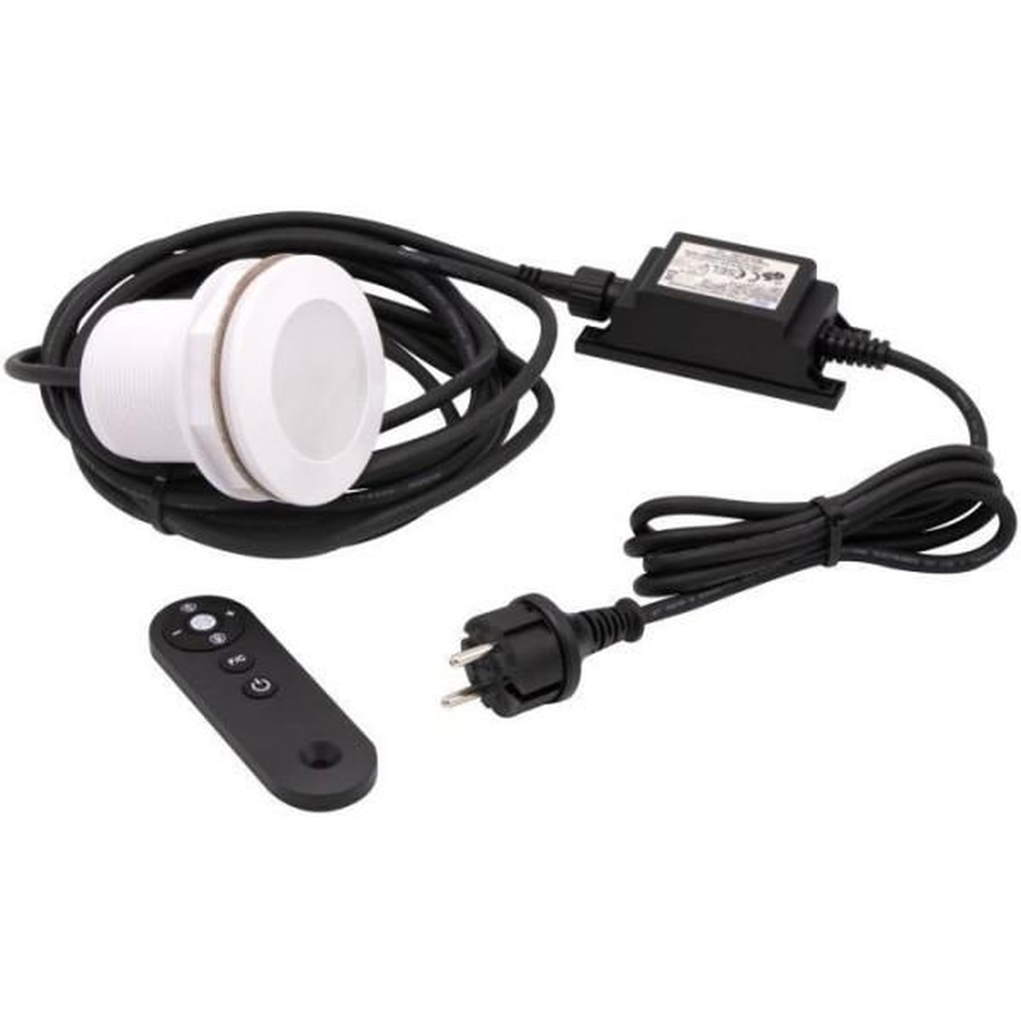 Voir la diapositive 3 : Ubbink Spot LED blanc et couleur UBBINK pour piscines - livré avec transfo et télécommande