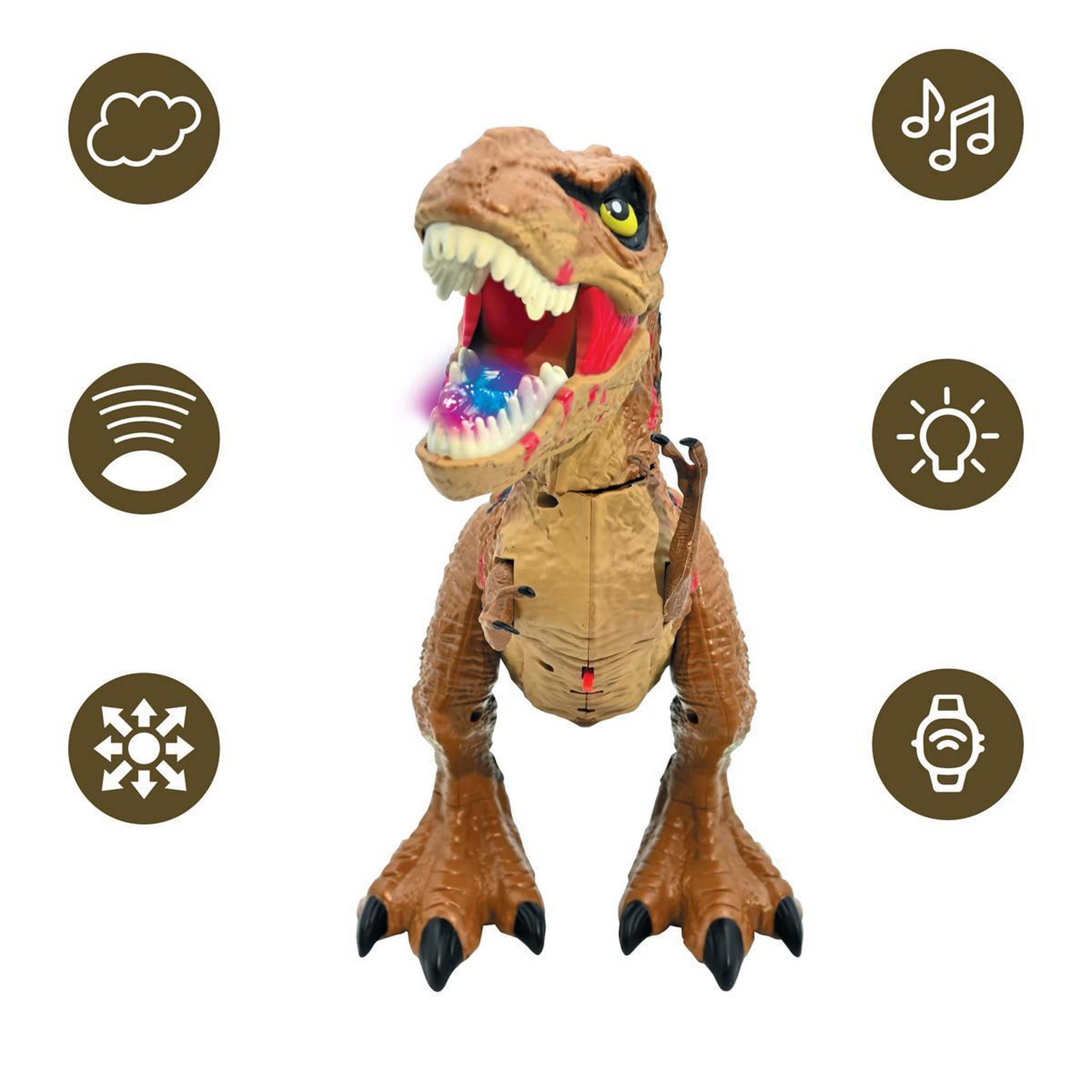 Voir la diapositive 4 : Lexibook Dinosaure Tirex  télécommandé