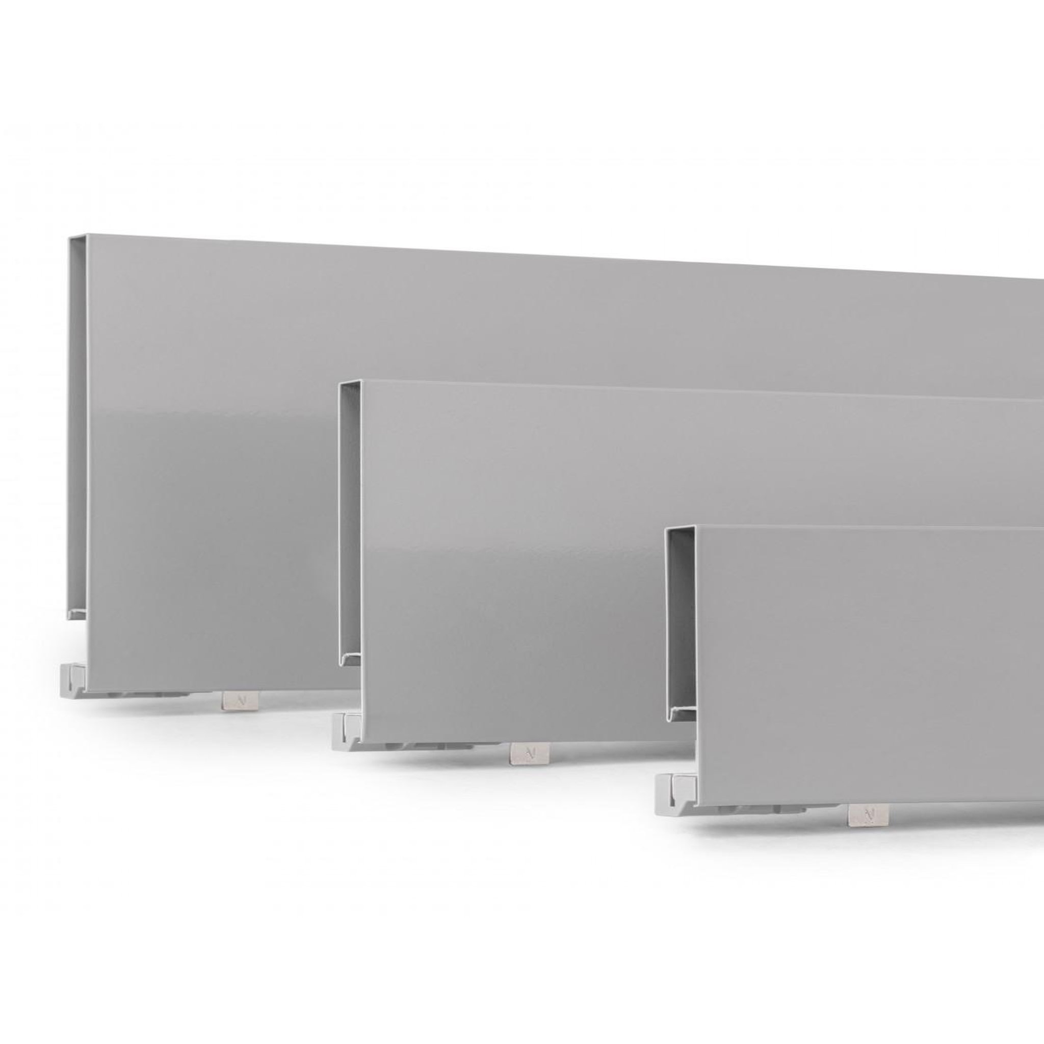 EMUCA SRL Tiroir extérieur Vertex 40 kg hauteur 178 mm - Peint en aluminium- Acier