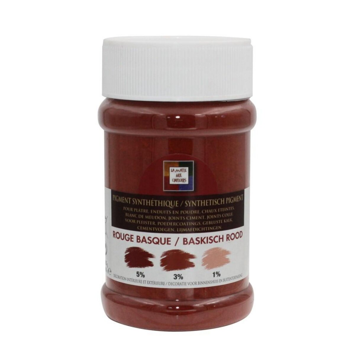 CENTRALE BRICO Pigment poudre Malle aux couleurs rouge basque 250 ml