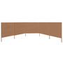 Voir la diapositive 3 : VIDAXL Paravent 5 panneaux Tissu 600 x 160 cm Taupe