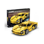 Jamara - Voiture de course a retrofriction jaune