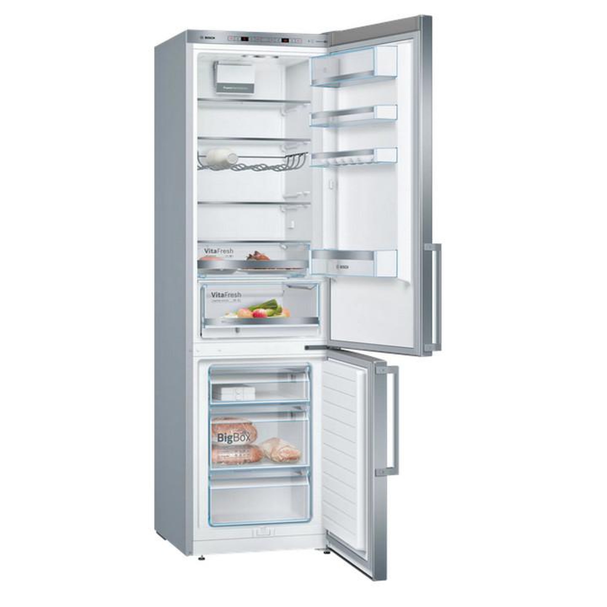 Voir la diapositive 3 : BOSCH Réfrigérateur combiné 60cm 343l lowfrost - KGE398IBP