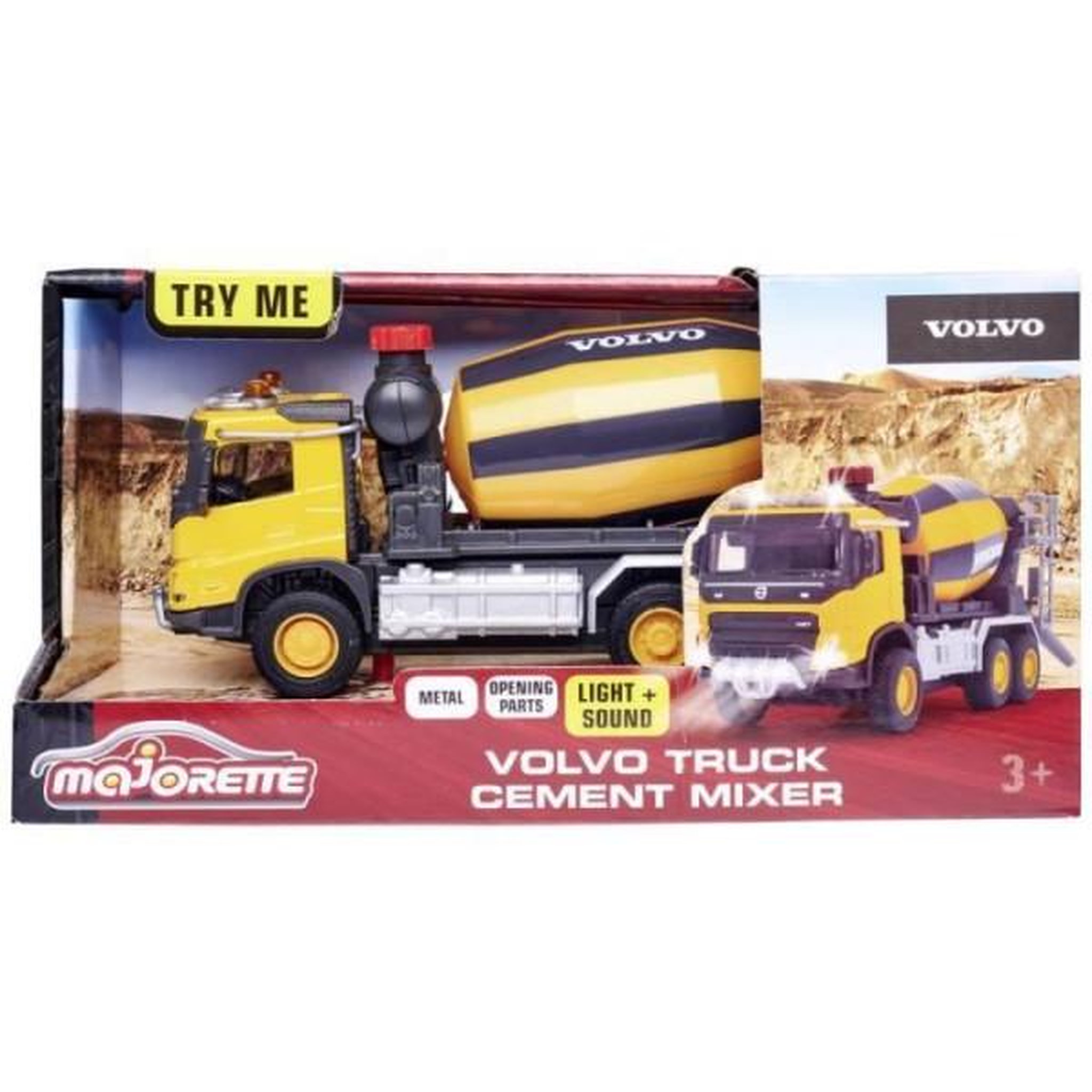 Voir la diapositive 3 : Majorette Camion toupie Majorette GS Volvo 19 cm