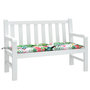 Voir la diapositive 3 : VIDAXL Coussin de banc de jardin carreaux multicolore 120x50x7cm tissu
