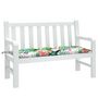 Voir la diapositive 3 : VIDAXL Coussin de banc de jardin carreaux multicolore 120x50x7cm tissu