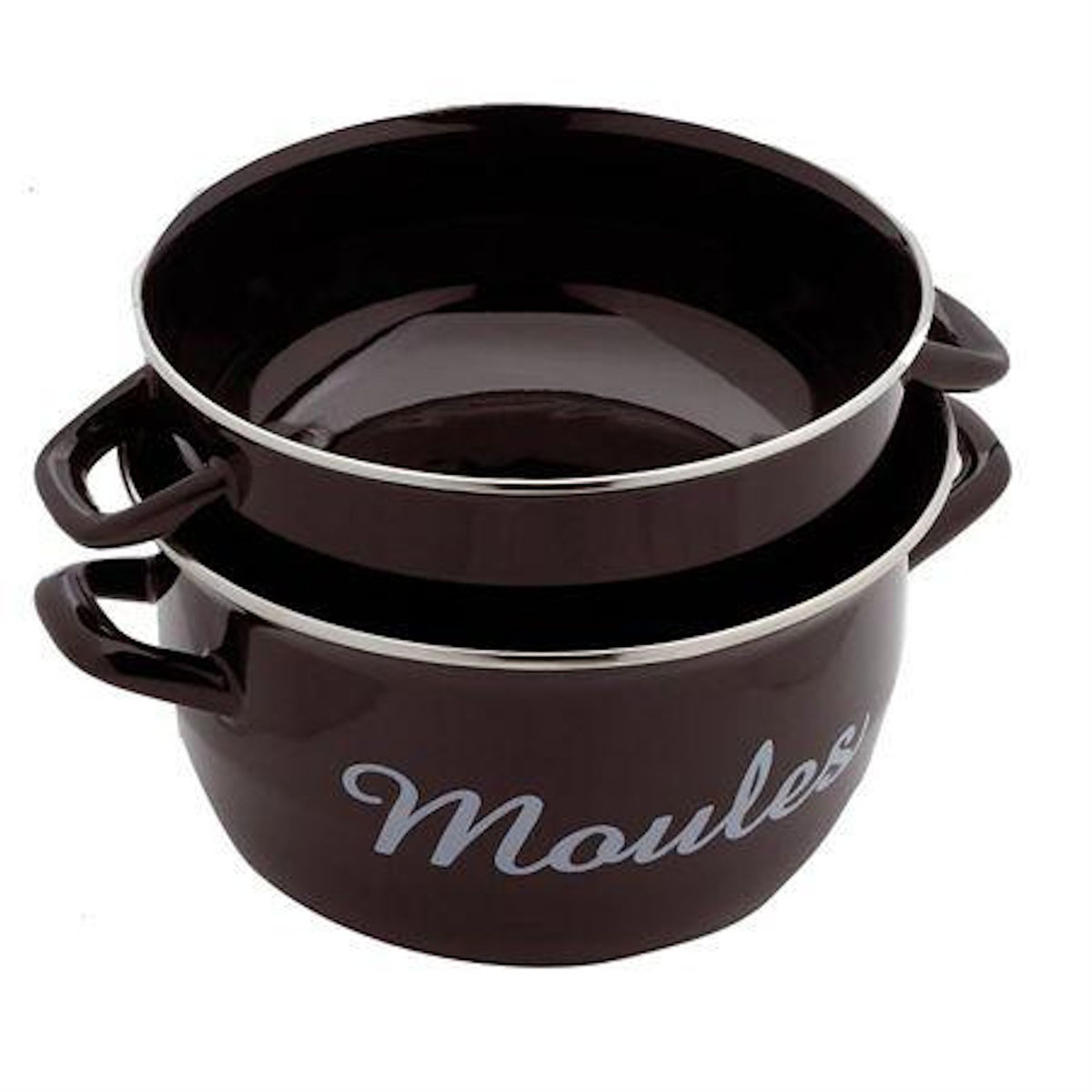 BAUMALU Marmite à moules inscription email 18 cm