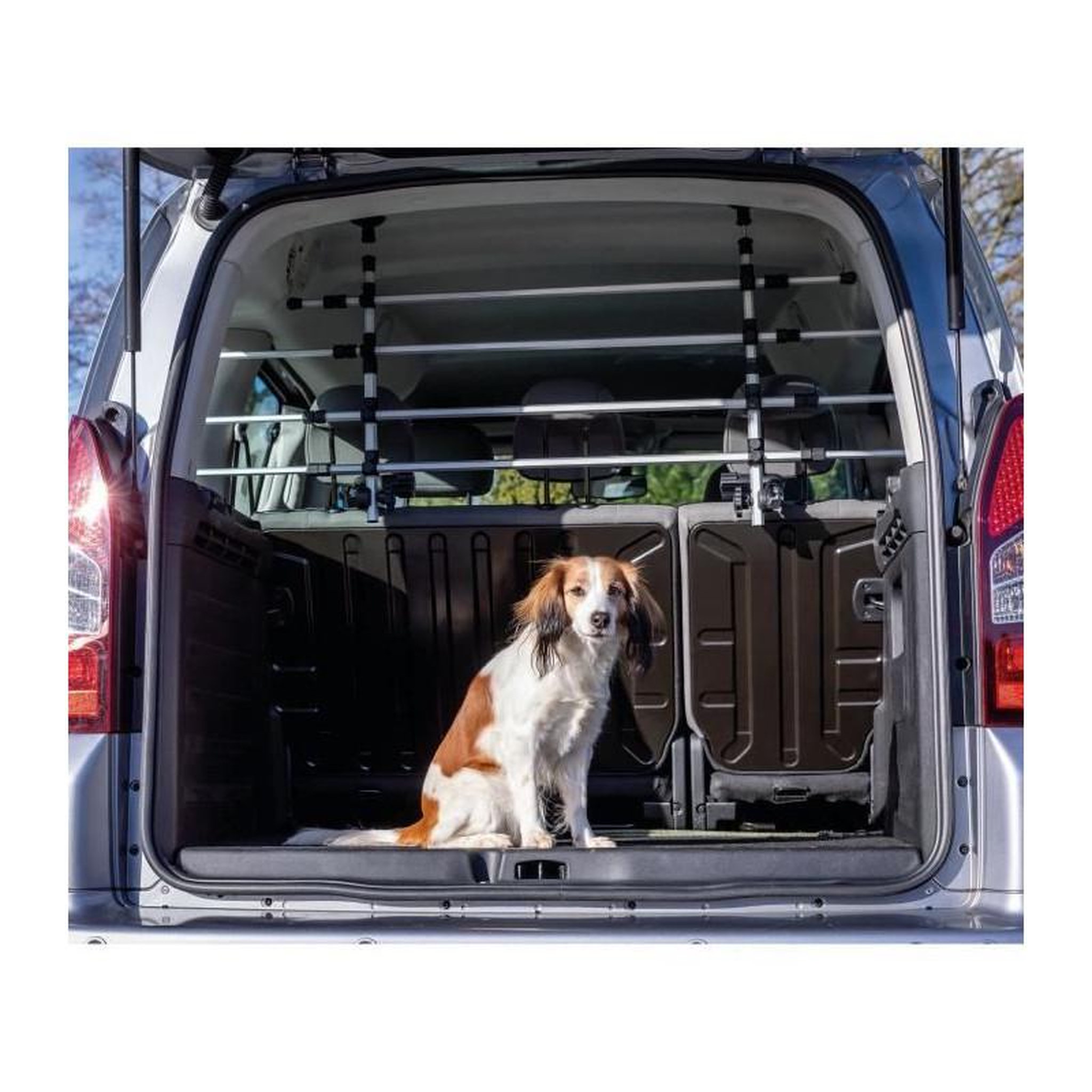 Voir la diapositive 2 : Trixie TRIXIE Grille de protection chiens 105-172cm Aluminium Argenté et noir