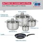 Voir la diapositive 2 : ELO Ensemble de 1 Poêle de cuisson 20 cm et 4 faitouts 12, 14, 20 et 24 cm Elo Prima Brillant