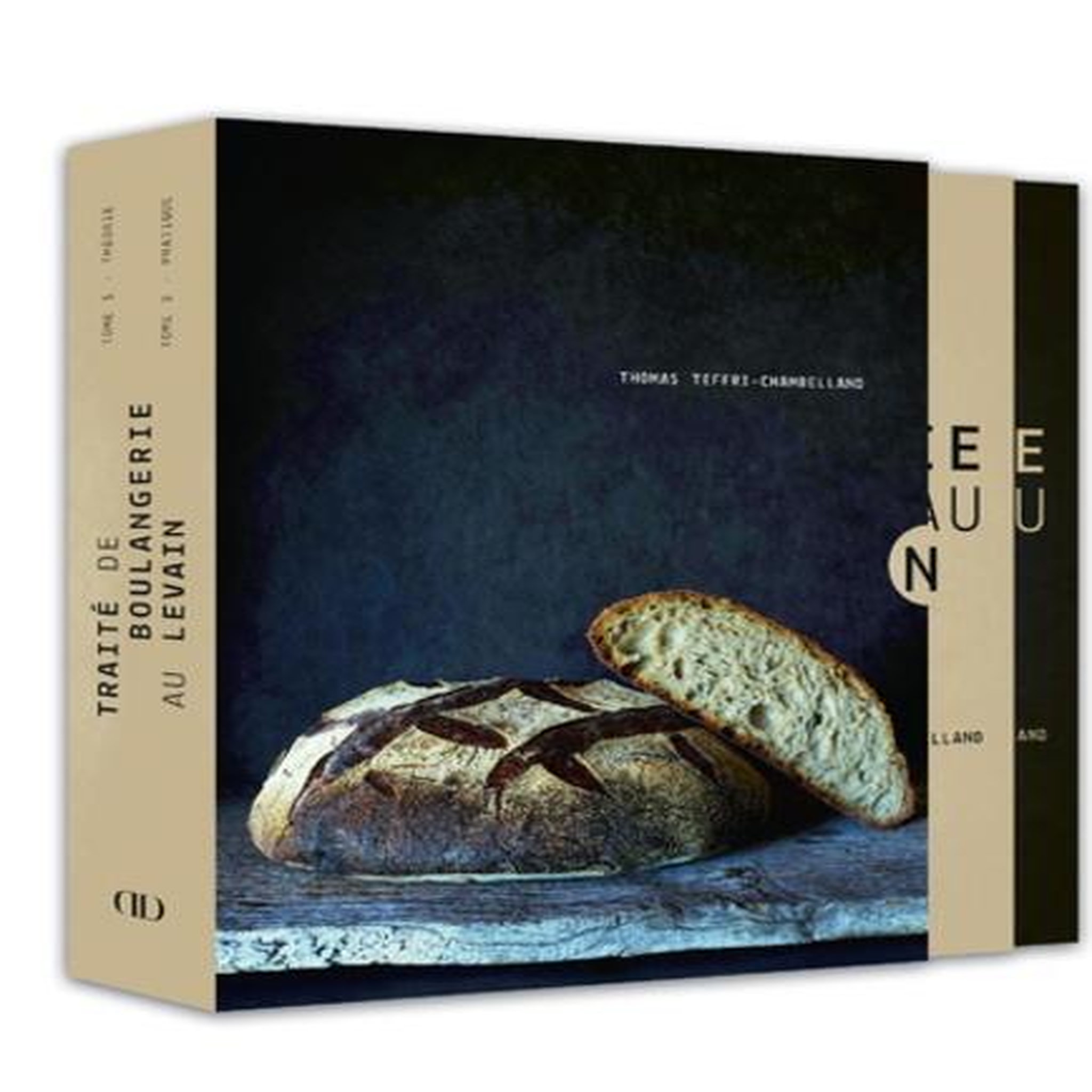 TRAITE DE BOULANGERIE AU LEVAIN. COFFRET EN 2 VOLUMES : TOME 1, THEORIE ; TOME 2, PRATIQUE, Teffri-Chambelland Thomas
