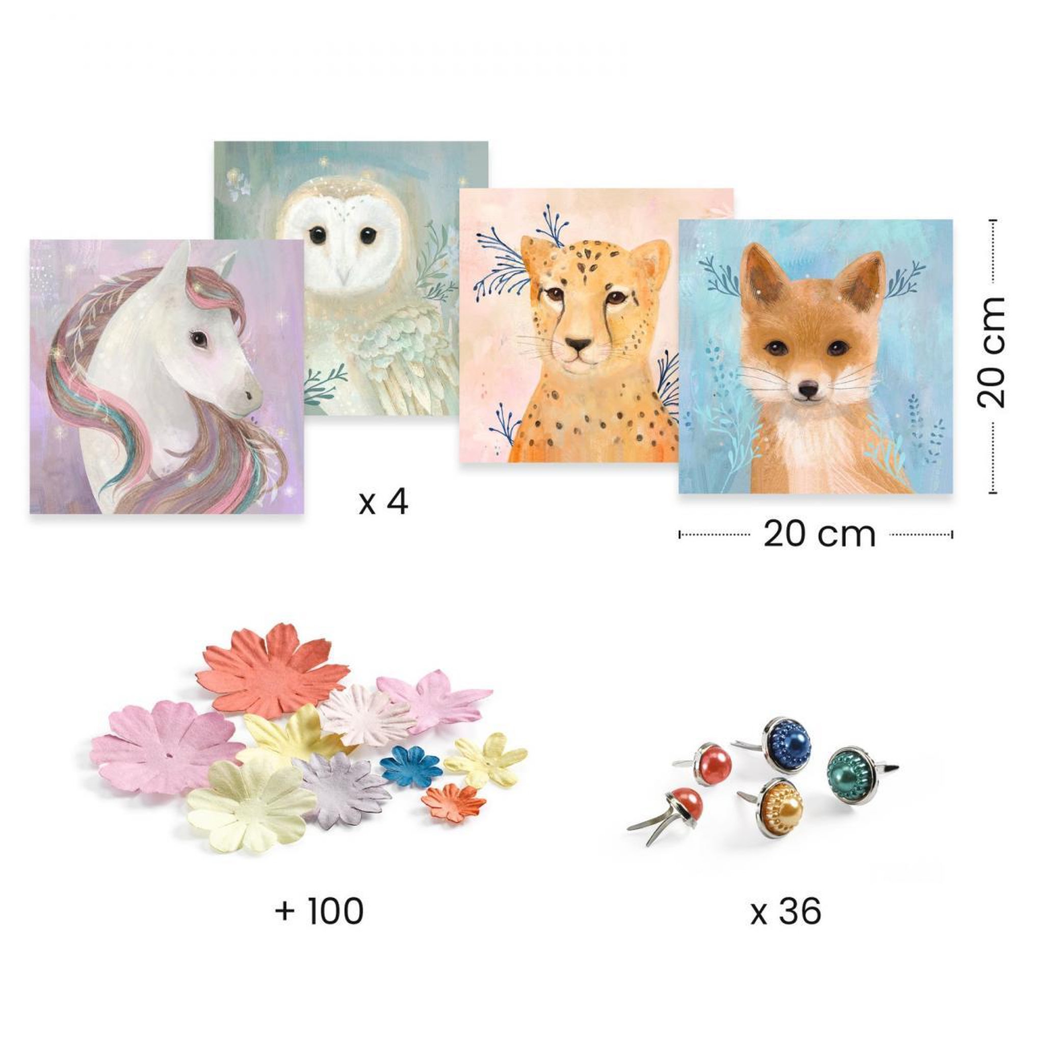 Voir la diapositive 4 : Djeco Couronnes de fleurs activites