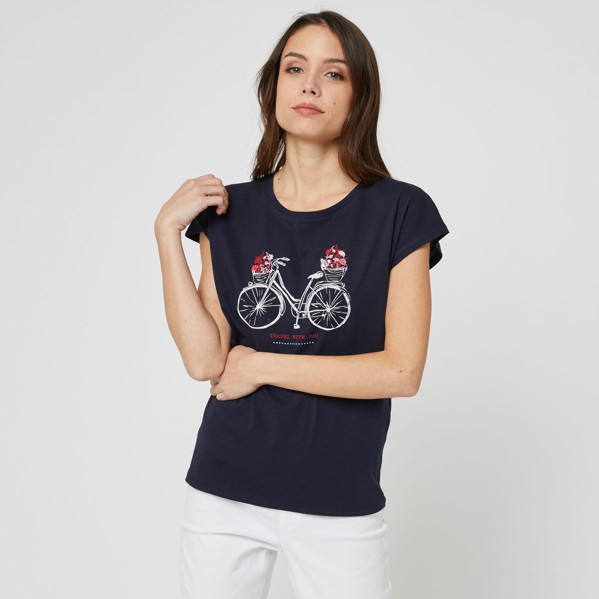 INEXTENSO T-shirt Marine femme