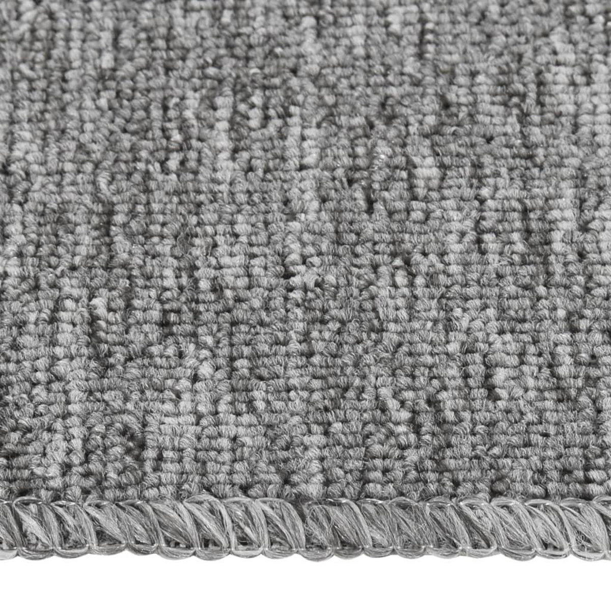 VIDAXL Tapis d'escalier antiderapants 15pcs 60x25cm Gris Rectangulaire