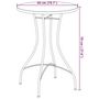 Voir la diapositive 6 : VIDAXL Table de bistro mosaïque terre cuite Ø50x70 cm ceramique