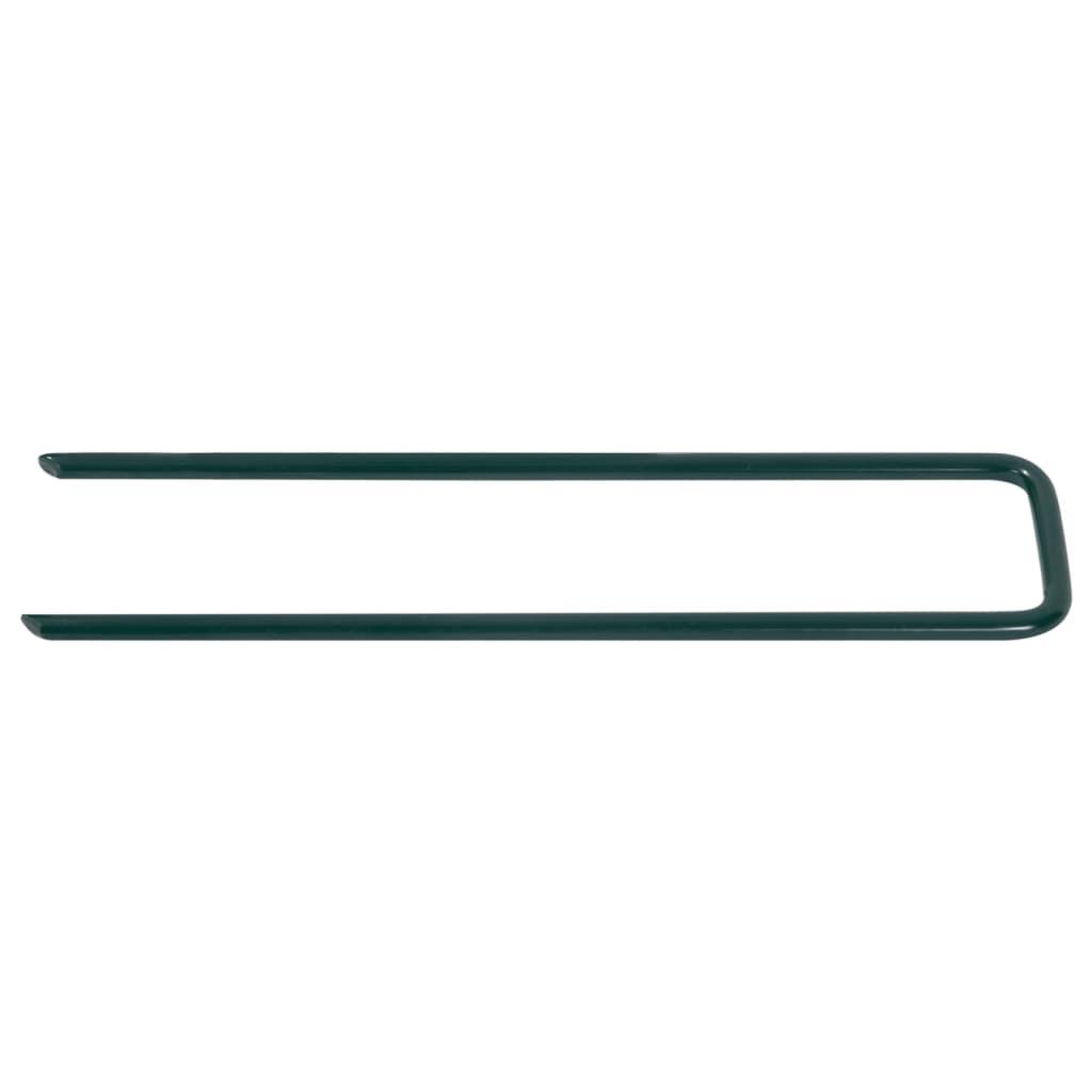 Voir la diapositive 3 : VIDAXL Clous pour gazon artificiel 100 pcs forme de u fer