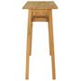 Voir la diapositive 3 : VIDAXL Table console 120x35x75 cm Bois de teck massif