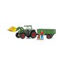 Voir la diapositive 2 : Schleich SCHLEICH - Tracteur avec remorque - 42608 - Gamme Farm World