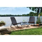 Keter Keter Salon de jardin 3 pcs Rio Graphite