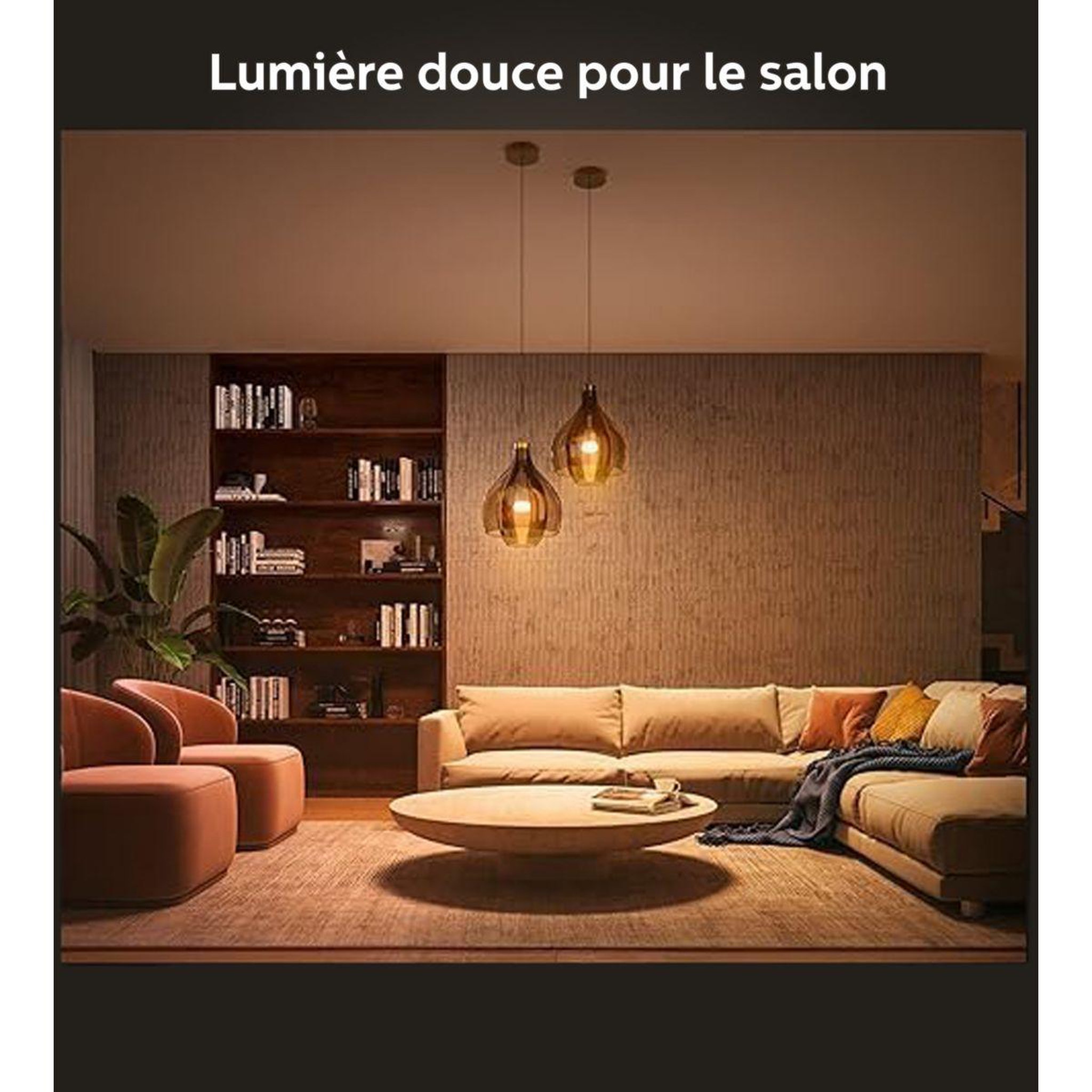 Voir la diapositive 3 : PHILIPS HUE Ampoule led connectée e14 white flamme