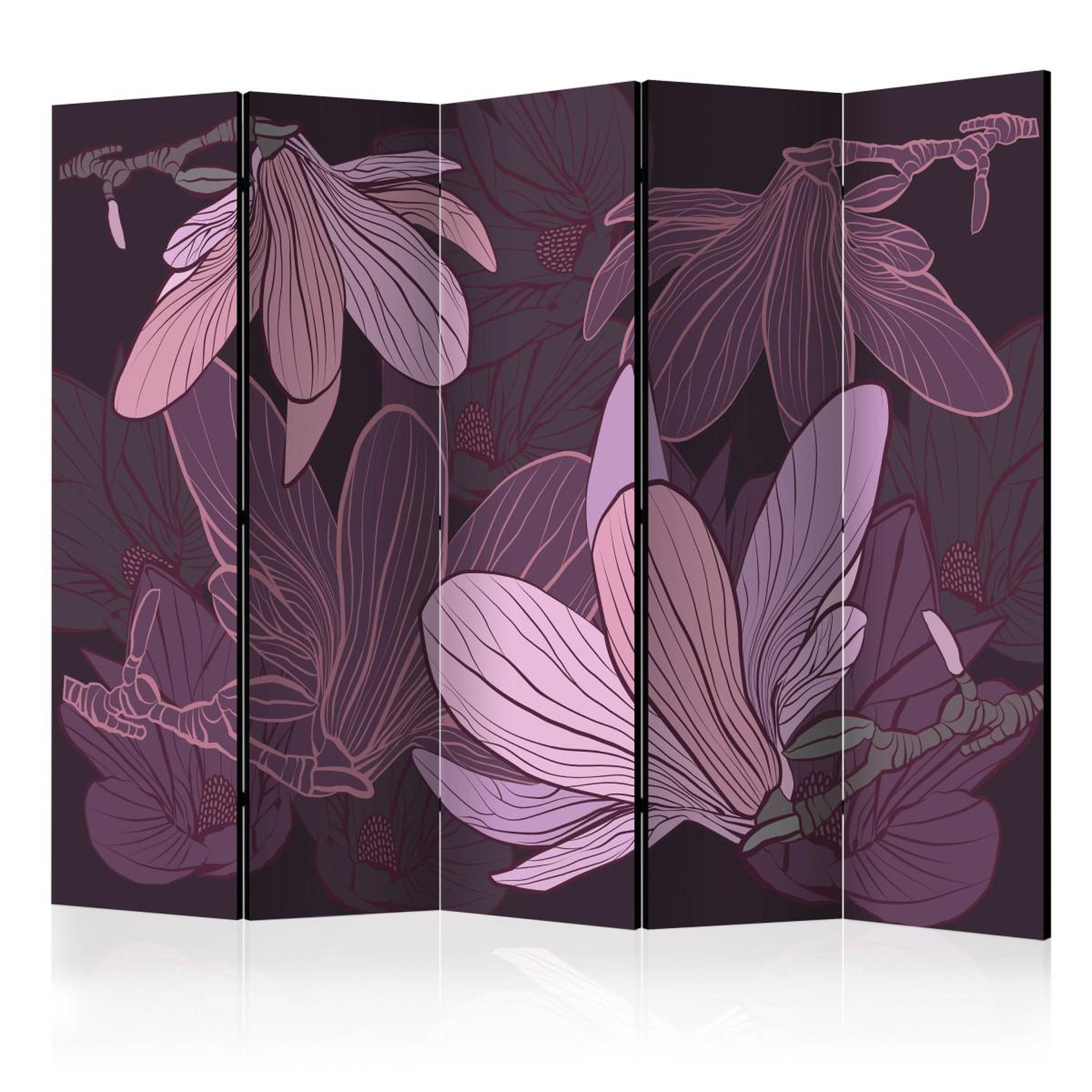 Paris Prix Paravent 5 volets  dreamy flowers  172x225cm