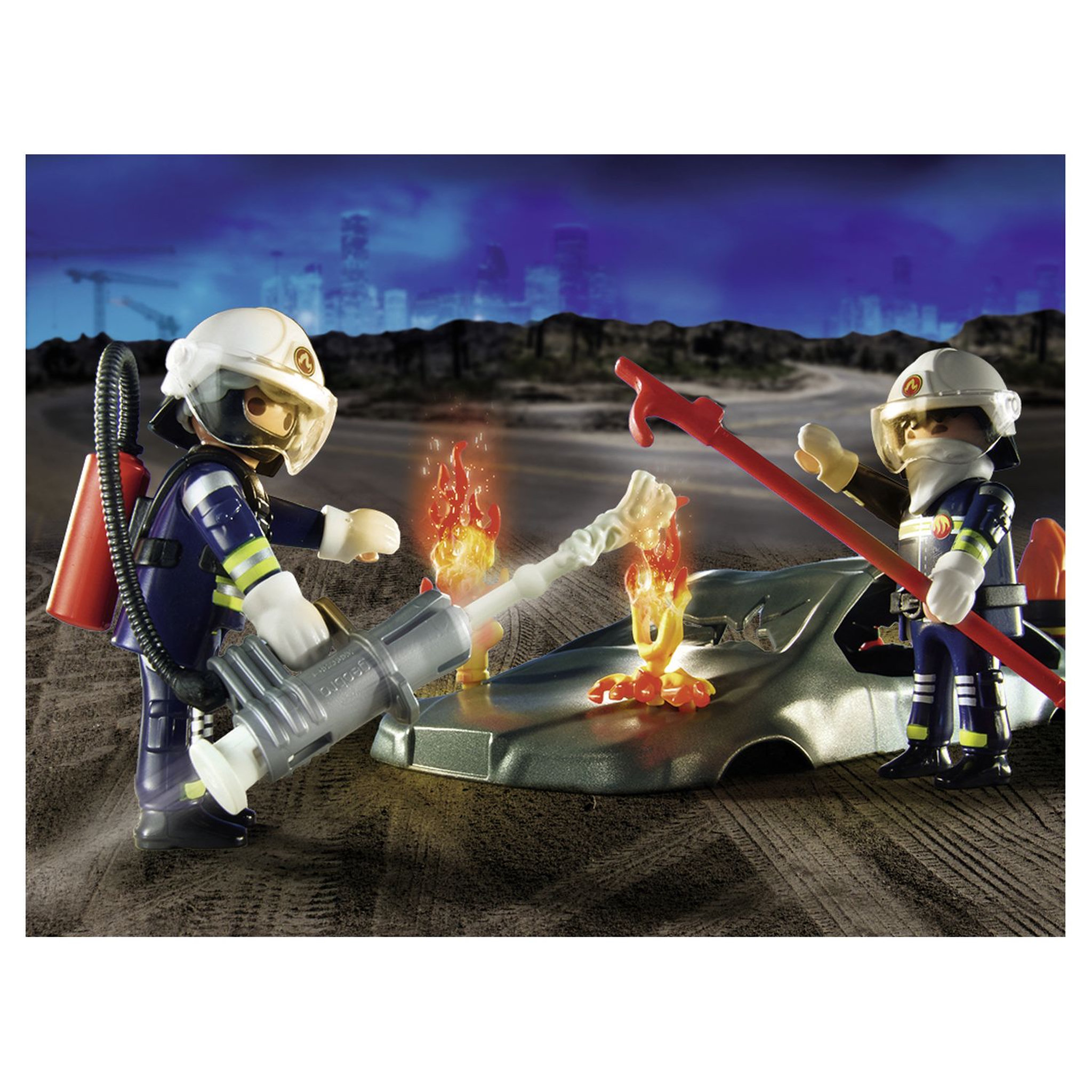 Voir la diapositive 4 : PLAYMOBIL 70907 - City Action - Starter Pack pompier et incendie