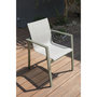 Voir la diapositive 1 : DCB GARDEN Fauteuil de jardin empilable en aluminium MIAMI - kaki/Gris