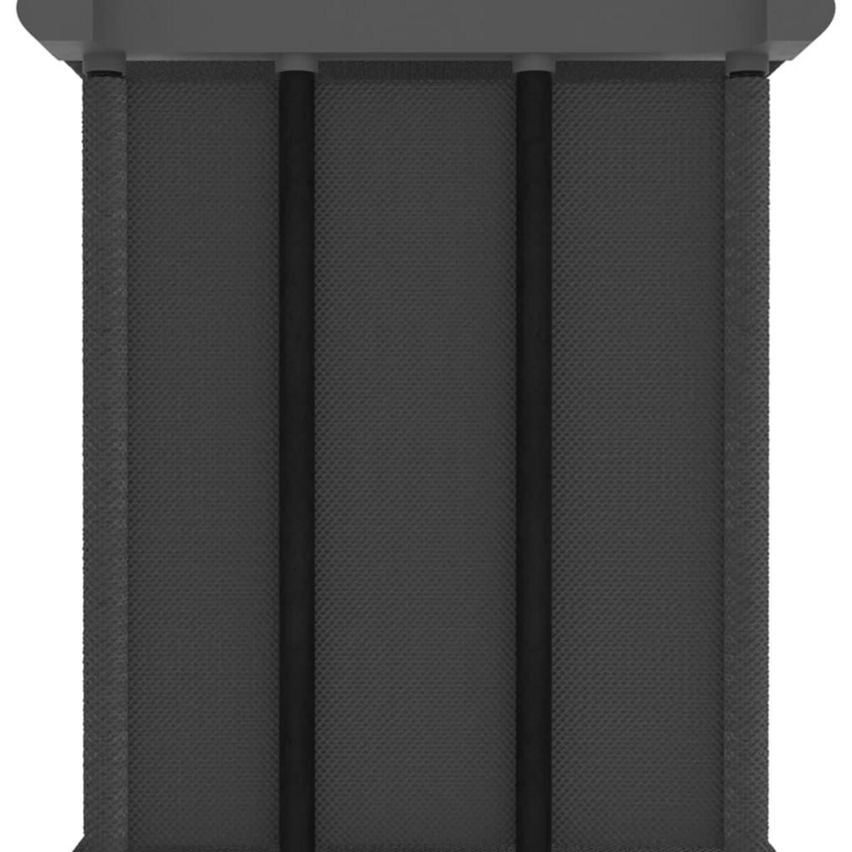 VIDAXL Etagere d'affichage 9 cubes Gris 103x30x107,5 cm Tissu