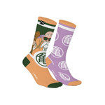 CAPSLAB Paire de tennis dépareillées Dragon Ball Kame. Coloris disponibles : Rose