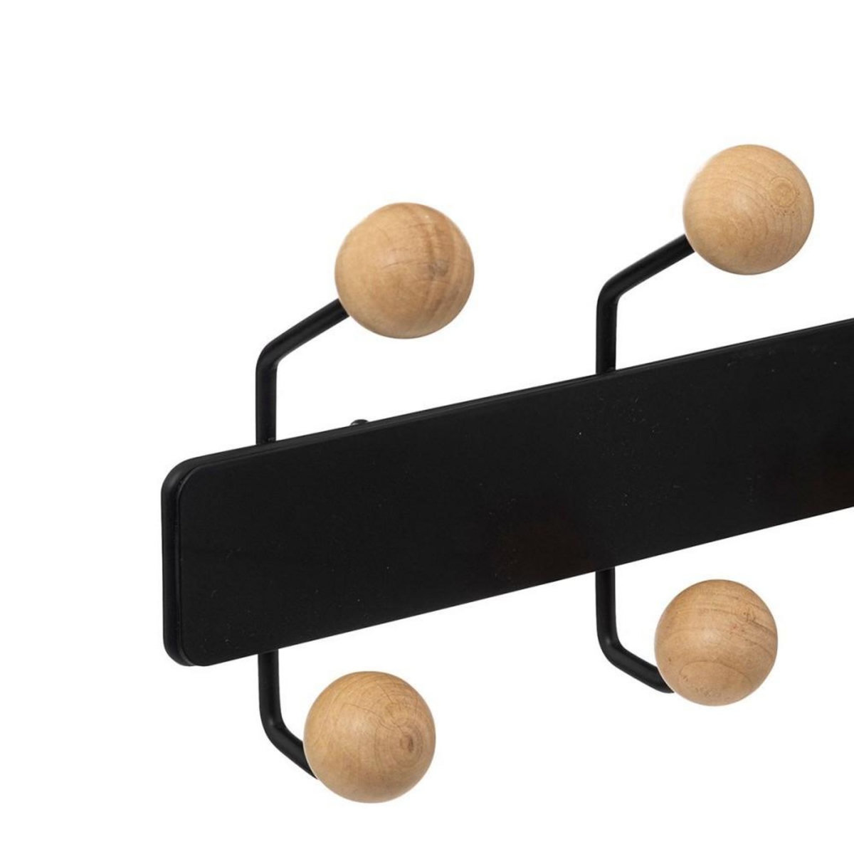 ATMOSPHERA Patère boule bois 10 têtes mural