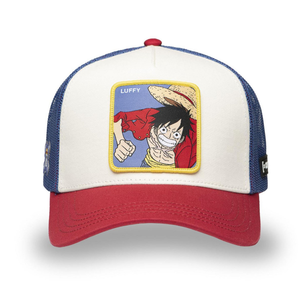 CAPSLAB Casquette trucker avec filet en sergé de coton One piece Luffy