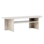 Paris Prix Meuble TV Effet Marbre  Alesund  140cm Beige