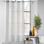 Voir la diapositive 5 : Paris Prix Rideau Voilage Jacquard  Ophelia  140x240cm Gris