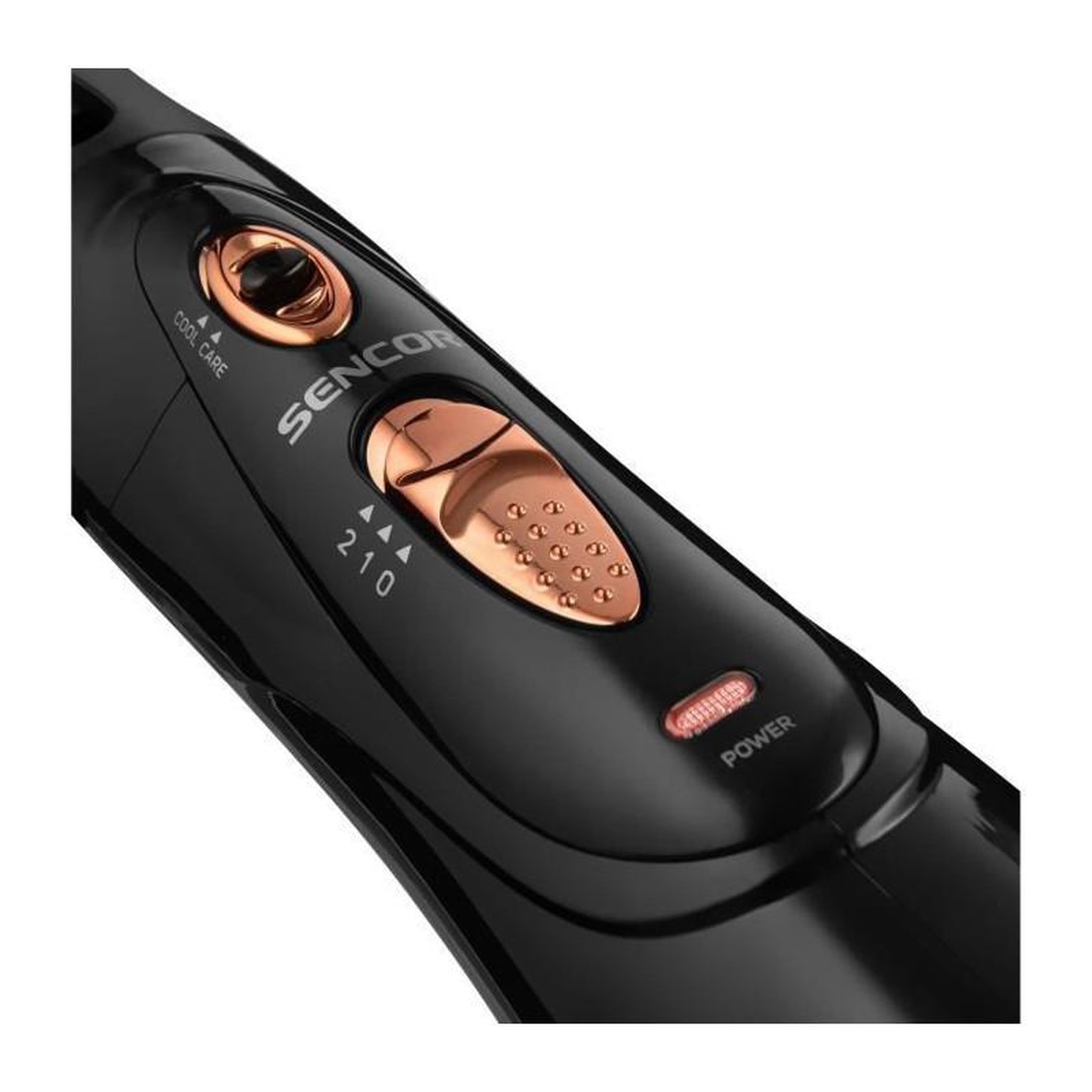 Voir la diapositive 6 : SENCO Fer a friser a air chaud - SENCOR - SHS 8550BK - 1000 W - 7 accessoires - Noir