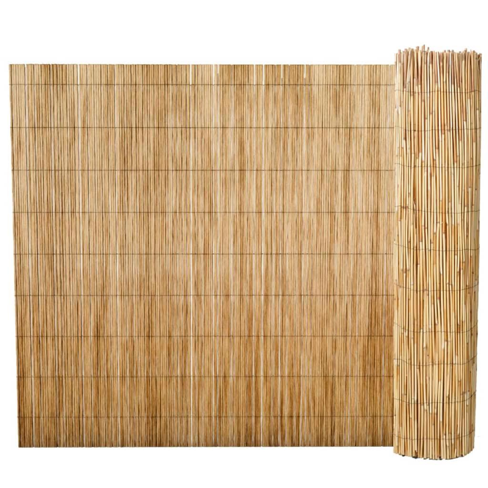 VIDAXL Cloture de jardin en roseau 500x100 cm