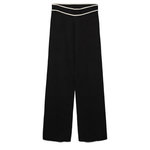 Vero Moda Pantalon fluide  Femme Vero Moda Contrast. Coloris disponibles : Noir