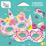 LE BAL DES LICORNES. COFFRET AVEC 6 MASQUES A STRASSER, Fabre Léa
