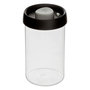 Voir la diapositive 1 : FIVE Bocal en Verre  Hermet  1L Transparent & Noir