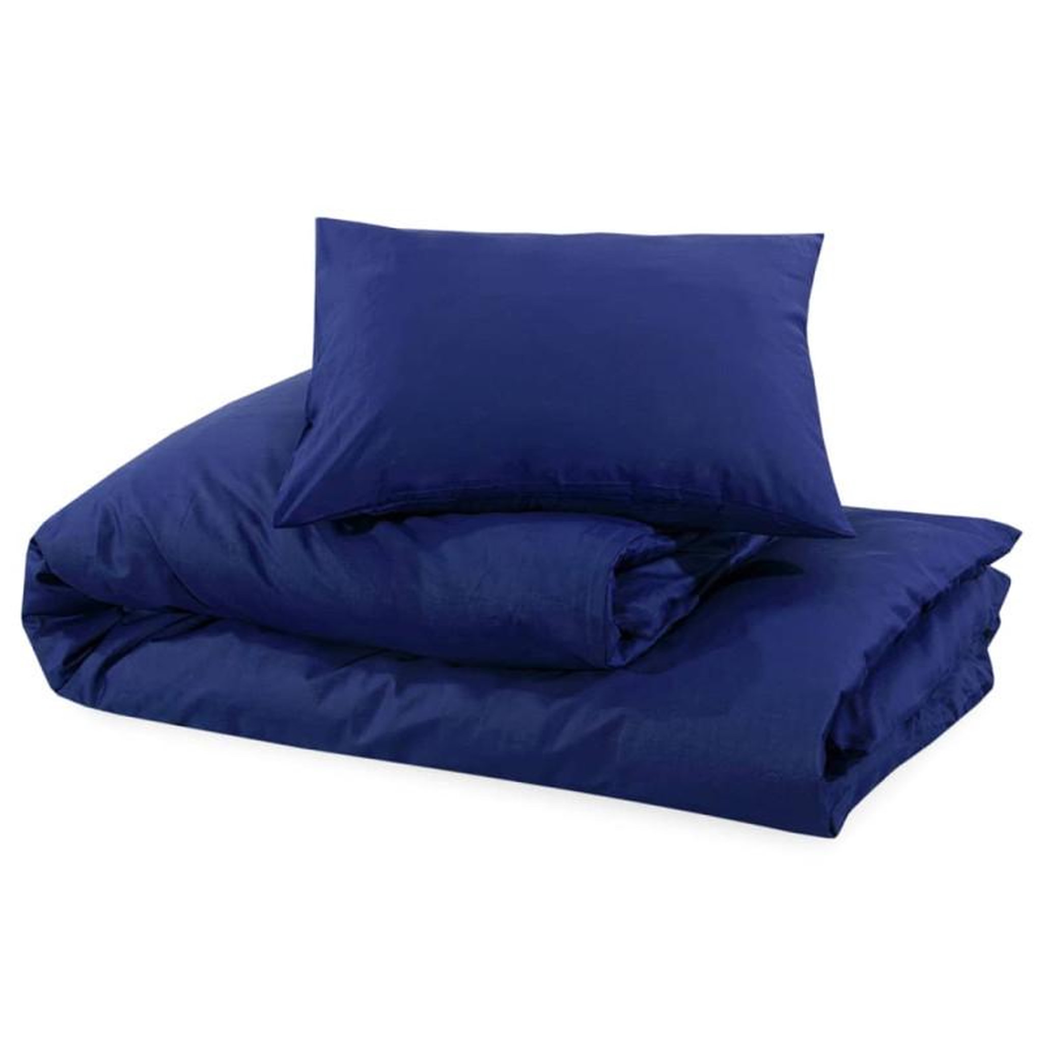 Voir la diapositive 6 : VIDAXL Ensemble de housse de couette Bleu marine 200x220 cm Microfibre