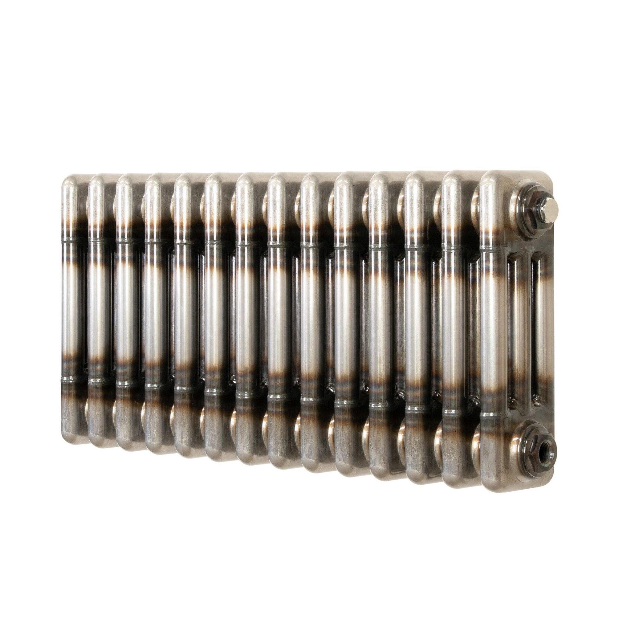 MONSTERSHOP Radiateur traditionnel à 3 colonnes - 300 x 650 mm - métal brut
