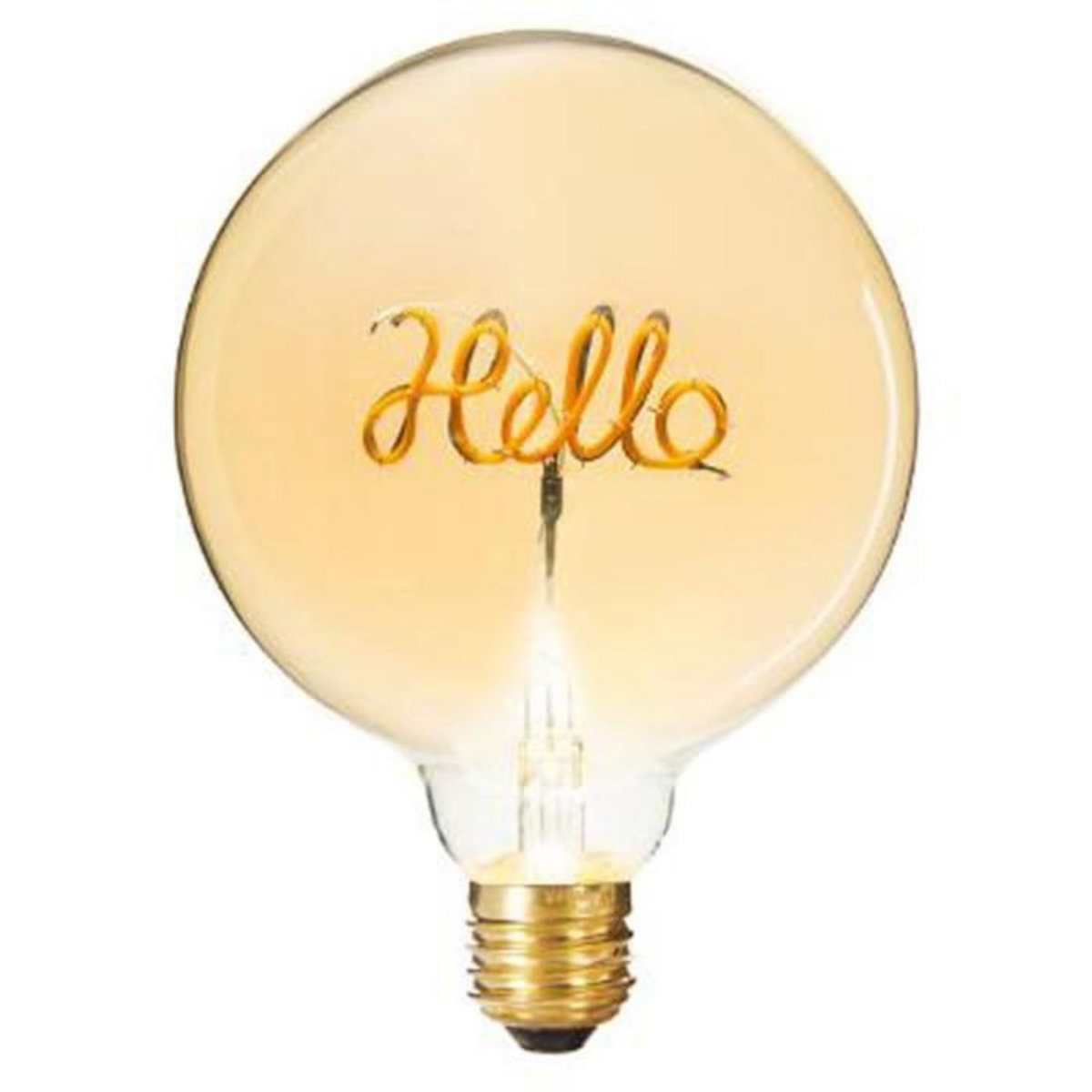 ATMOSPHERA Ampoule Décorative à Filament  Hello  17cm Ambre