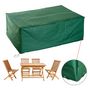 Voir la diapositive 2 : HOMCOM Housse de protection etanche pour meuble salon de jardin rectangulaire 210L x 140l x 80H cm vert