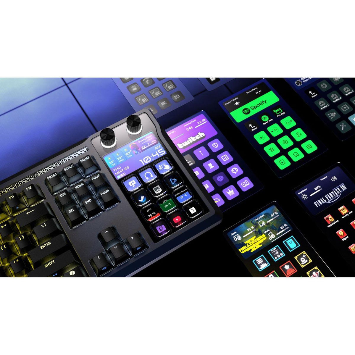 Corsair Clavier gamer GALLEON 100 SD intégré Stream Deck