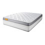 Voir la diapositive 3 : SEPTNUITS Pack matelas + sommier kit blanc Memo Zen Mousse à mémoire de forme MAXI épaisseur + Couette + 2 oreillers