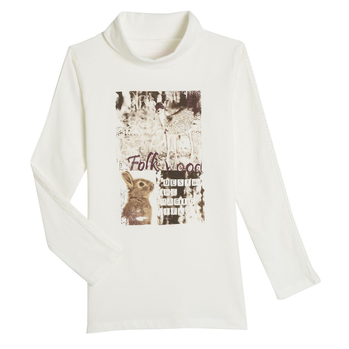 IN EXTENSO Sous-pull imprimé Fille